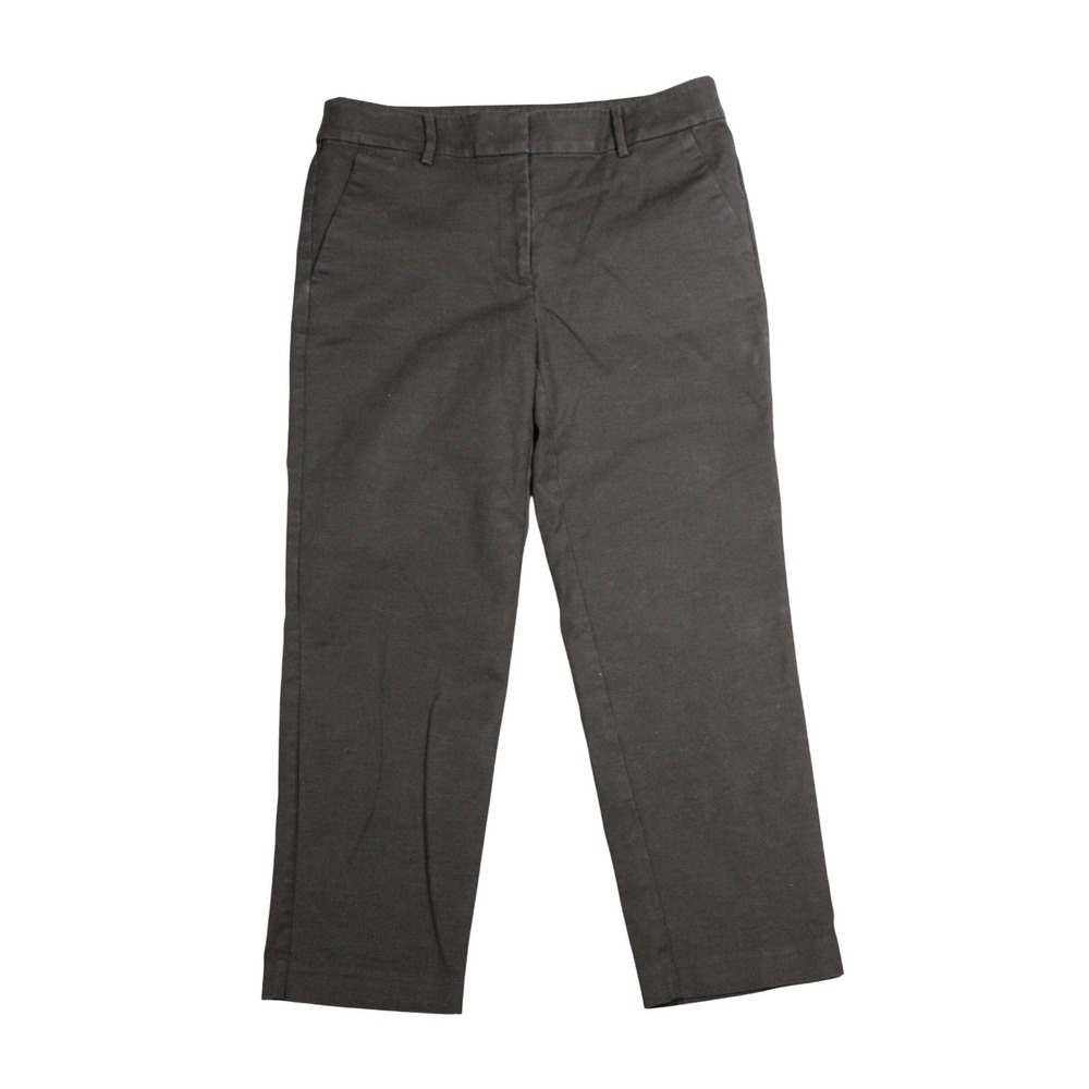 LOFT Women's Dark Gray Straight Leg Trousers